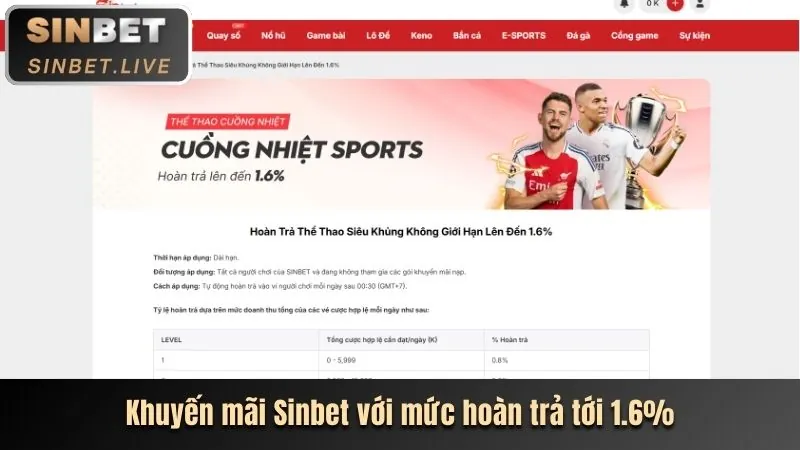 Hoàn trả yes8vn hàng ngày